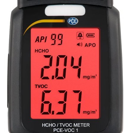 Pce Instruments VOC Gas Detector, TVOC Range: 0.00 to 9.99 ppm PCE-VOC 1